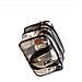 Beauty Case Portatile A Doppio Strato Con Separazione Asciutto /bagnato - Organizer Da Viaggio In Pvc Trasparente - Foto miniatura 4