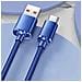 Doppio Cavo Usb Type-c A Ricarica Rapida 120w Con Spegnimento Automatico, 6a, 480mbps, Compatibile Con Huawei, Samsung, Apple, Garmin Blue 1,5 Milioni - Foto miniatura 3