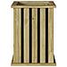 Fioriera Marrone 33 x 33 x 45 cm Legno di pino impregnato - Foto miniatura 6