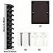 Organizzatore Da Parete Multistrato Per Cappellini Da Baseball - Porta Cappelli Facile Da Installare Black - Foto miniatura 3
