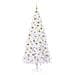 Albero di Natale artificiale Bianco 210 cm PVC e Acciaio - Foto miniatura 3