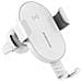Supporto Per Auto Per Bocchette Di Ventilazione Con Caricatore Wireless Qi Da 10w, Bianco - Foto miniatura 1