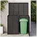 Cassa per Spazzatura 2 pcs Nero 65 x 80 x 115 cm Polietilene - Foto miniatura 3