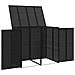 Cassa per Spazzatura 2 pcs Nero 65 x 80 x 115 cm Polietilene - Foto miniatura 4