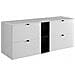 | Mobiletto 140 cm - Blanc Mat - Mobili Bagno - Mobili Bagno - Lavabi Sottopiano - Controsoffitto - Libreria Nera - Foto miniatura 1