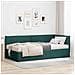 Struttura Letto Angolare con Materasso 2 pcs Verde Velluto - Foto miniatura 2
