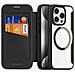 Cover con Tapa per iPhone 15 Pro - Pelle /PU, Nero, MagSafe - Foto miniatura 2