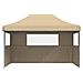 Tenda Party Beige 292 x 440 x 315 cm Tessuto Oxford - Foto miniatura 3