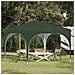 Tenda per feste a pop-up 290 x 290 x 245 cm Verde - Foto miniatura 2