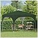 Tenda per feste a pop-up 290 x 290 x 245 cm Verde - Foto miniatura 3