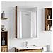 Mobiletto per specchio da bagno con lo scaffale Legno vecchio - Foto miniatura 2