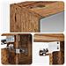 Mobiletto per specchio da bagno con lo scaffale Legno vecchio - Foto miniatura 9