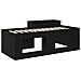 Letto alto per bambini con scrivania Nero 75 x 190 cm - Foto miniatura 5