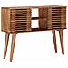 Tavolino fatto a mano Marrone Teak 100 x 30 x 75 cm - Foto miniatura 1