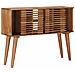 Tavolino fatto a mano Marrone Teak 100 x 30 x 75 cm - Foto miniatura 4