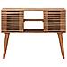 Tavolino fatto a mano Marrone Teak 100 x 30 x 75 cm - Foto miniatura 5