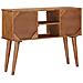 Tavolino fatto a mano Marrone Teak 100 x 30 x 75 cm - Foto miniatura 7