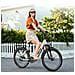 Bicicletta Elettrica 24 Pollici SU7 Batteria 36V 13Ah Shimano 7 Velocità 250W 25KM /H Autononomia 30-60km E-Bike Beige - Foto miniatura 5