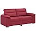 Divano a 2 posti Rosso Vino 180x81x84 cm in Similpelle - Foto miniatura 1