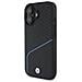 Custodia In Pelle Magsafe Per Iphone 16 Bmw, Con Texture E Linee, Di Colore Nero. - Foto miniatura 2