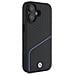 Custodia In Pelle Magsafe Per Iphone 16 Bmw, Con Texture E Linee, Di Colore Nero. - Foto miniatura 4