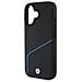 Custodia In Pelle Magsafe Per Iphone 16 Bmw, Con Texture E Linee, Di Colore Nero. - Foto miniatura 6