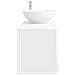 Set di mobili per il bagno 2 pz Bianco Lucido - Foto miniatura 7