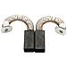 Spazzole di carbone per Metabo BH 1130S - 6,4 x 10 x 21 mm - coppia - Foto miniatura 1