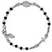 Bracciale In Argento 925 - Collezione Rosari - Colore Rodio - Misura Unica Bracciale Rosario - Foto miniatura 3
