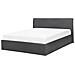 Letto In Tessuto Grigio Con Contenitore 160x200cm Orbey - Foto miniatura 15
