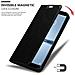 Custodia Compatibile Con Meizu 15 In Nero Di Notte - Coperchio Protettiva Con Chiusura Magnetica, Funzione Stand E Tasca Per Le Carte - Foto miniatura 4