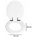 Wenko Il Migliore Idea Seduta Wc Urbino Bianco, Facile Chiudere, Mdf - Foto miniatura 8