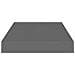 Scaffali A Parete 2 Pz Grigio Lucido 40x23x3,8 Cm In Mdf - Foto miniatura 6