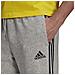 Pantalone Da Uomo Essentials French Terry Tapered Cuff 3-stripes Grigio Taglia Xl Codice Gk8889 - Foto miniatura 3