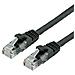 UTP Cable Cat. 6, halogen-free, black, 3m, Nero, 100 Ohm, 3 mm - Foto miniatura 1
