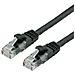 UTP Cable Cat. 6, halogen-free, black, 3m, Nero, 100 Ohm, 3 mm - Foto miniatura 2