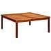 Tavolino Da Giardino 110x110x45 Cm In Legno Massello Di Acacia - Foto miniatura 1