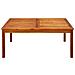 Tavolino Da Giardino 110x110x45 Cm In Legno Massello Di Acacia - Foto miniatura 2