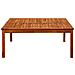 Tavolino Da Giardino 110x110x45 Cm In Legno Massello Di Acacia - Foto miniatura 3