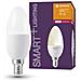 Ledvance Lampada Led Intelligente Con Tecnologia Zigbee, E14-base Ottica Opaca, bianco Caldo (2700k), 470 Lumen, Sostituzione Delle Lampade 40w, Dimmerabile Intelligente, 1-confezione - Foto miniatura 3