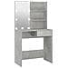 Toeletta Con Led Grigio Cemento 74,5x40x141 Cm - Foto miniatura 2