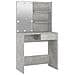 Toeletta Con Led Grigio Cemento 74,5x40x141 Cm - Foto miniatura 3