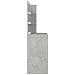 Toeletta Con Led Grigio Cemento 74,5x40x141 Cm - Foto miniatura 10