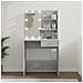 Toeletta Con Led Grigio Cemento 74,5x40x141 Cm - Foto miniatura 1