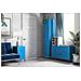Cache Armadio A 2 Ante In Metallo Blu - Foto miniatura 6