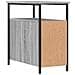Comodino Grigio Sonoma 30x60x60 Cm In Legno Multistrato - Foto miniatura 7