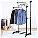 Stand Appendiabiti Doppio Con Ruote Stender Regolabile In Altezza 80x40x160cm - Foto miniatura 3