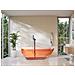 Vasca Da Bagno Freestanding Blancarena 170 X 78 Cm Rosso Chiaro - Foto miniatura 1