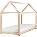 Letto Per Bambini Casa Legno Di Pino Tosse 90 X 200 Cm Marrone Chiaro - Foto miniatura 8