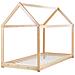 Letto Per Bambini Casa Legno Di Pino Tosse 90 X 200 Cm Marrone Chiaro - Foto miniatura 10